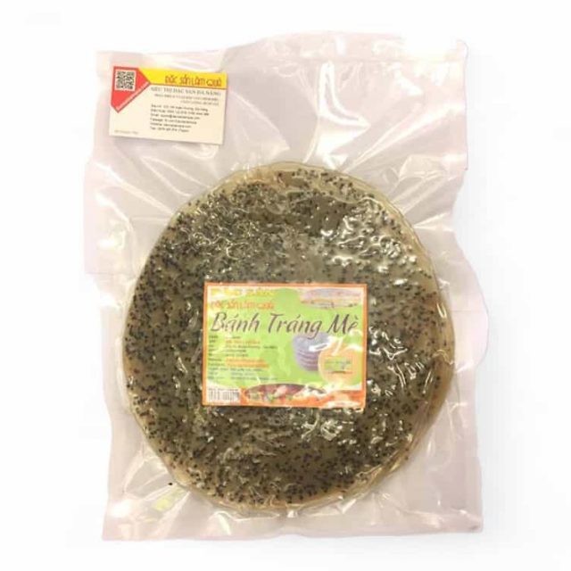Bánh tráng mè đen Đà Nẵng