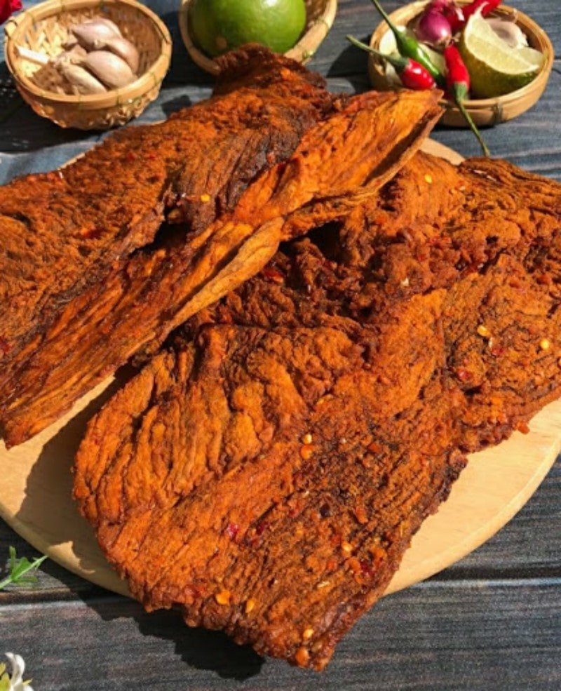 Top 10 Bò khô Đà Nẵng đặc biệt loại miếng (Lát) cực ngon 10 Ảnh chụp bò khô lát Đà Nẵng